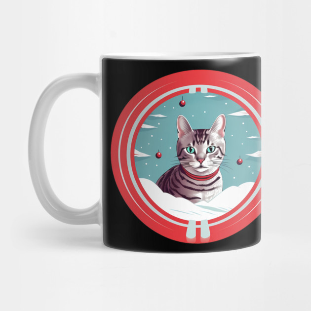 Egyptian Mau Cat Xmas, Love Cats by logiamerch