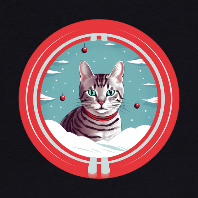 Egyptian Mau Cat Xmas, Love Cats by logiamerch