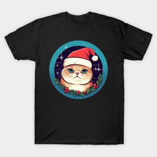 Exotic Shorthair Cat Xmas, Love Cats T-Shirt