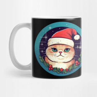 Exotic Shorthair Cat Xmas, Love Cats Mug