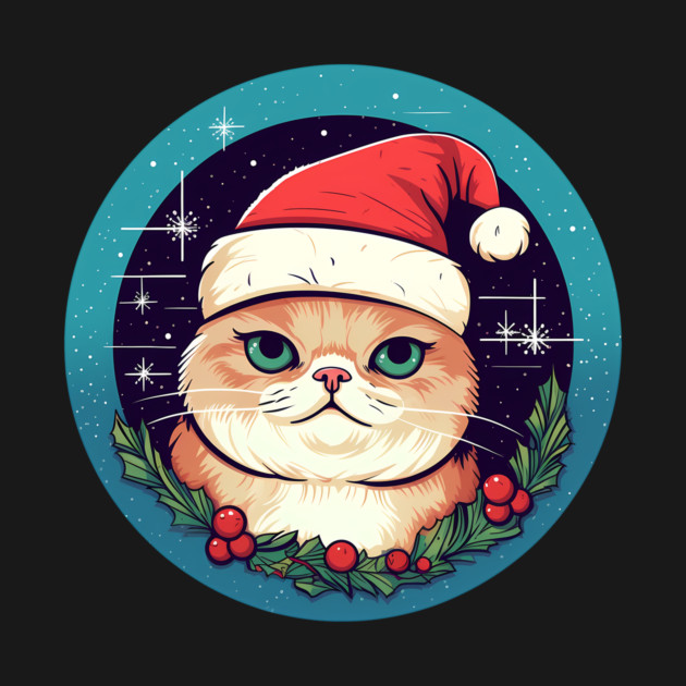 Exotic Shorthair Cat Xmas, Love Cats by logiamerch