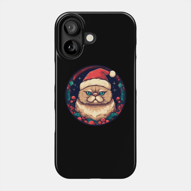 Exotic Shorthair Cat Xmas, Love Cats Phone Case by logiamerch