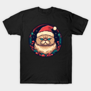 Exotic Shorthair Cat Xmas, Love Cats T-Shirt