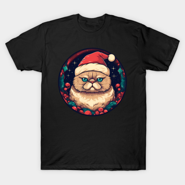 Exotic Shorthair Cat Xmas, Love Cats T-Shirt by logiamerch