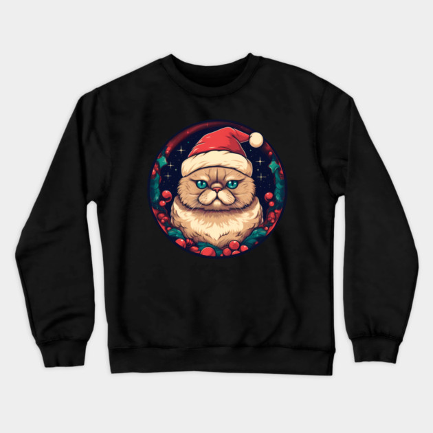 Exotic Shorthair Cat Xmas, Love Cats Crewneck Sweatshirt by logiamerch
