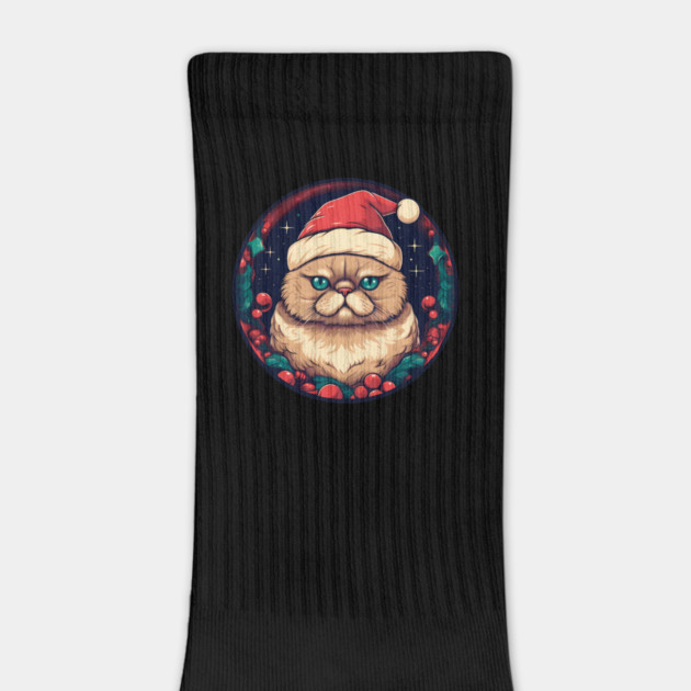 Exotic Shorthair Cat Xmas, Love Cats by logiamerch