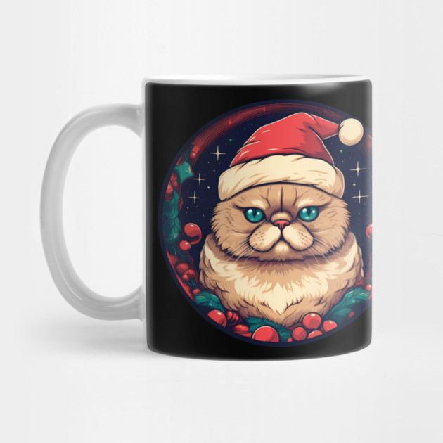 Exotic Shorthair Cat Xmas, Love Cats by logiamerch