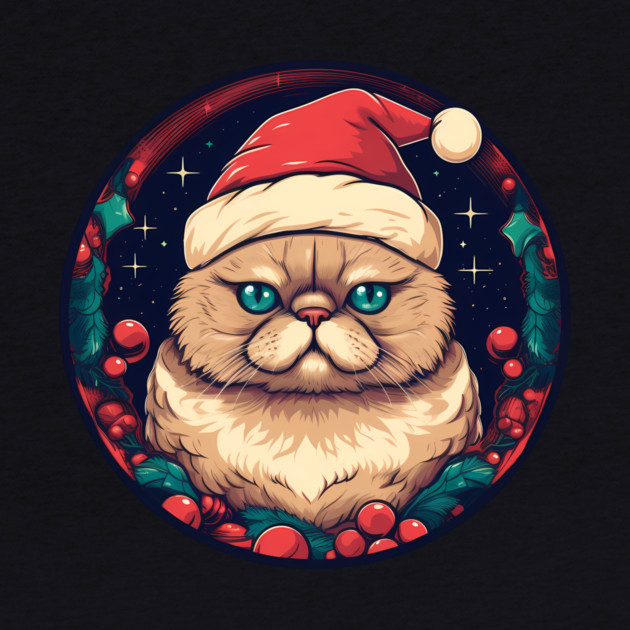Exotic Shorthair Cat Xmas, Love Cats by logiamerch