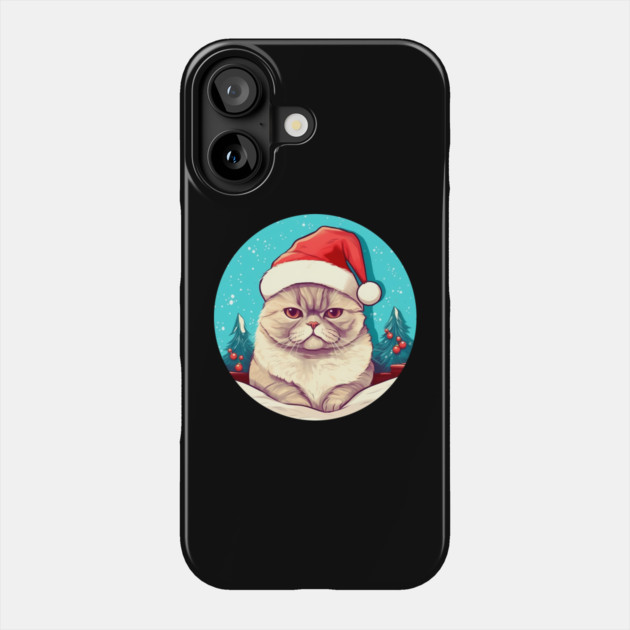 Exotic Shorthair Cat Xmas, Love Cats Phone Case by logiamerch