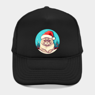 Exotic Shorthair Cat Xmas, Love Cats Hat