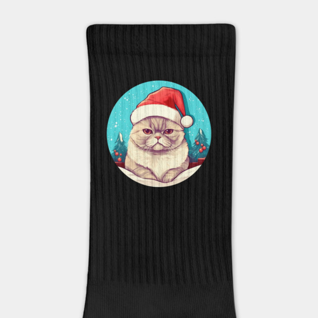 Exotic Shorthair Cat Xmas, Love Cats by logiamerch