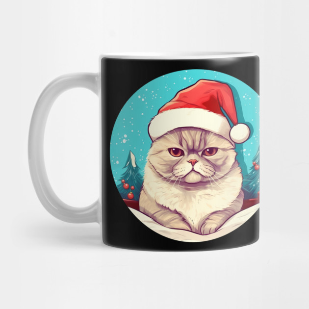 Exotic Shorthair Cat Xmas, Love Cats by logiamerch