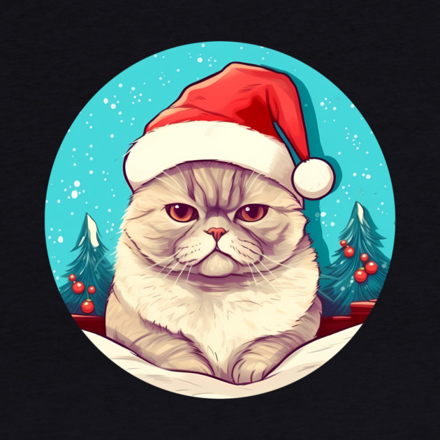 Exotic Shorthair Cat Xmas, Love Cats by logiamerch