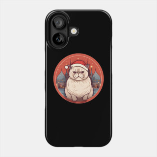 Exotic Shorthair Cat Xmas, Love Cats Phone Case