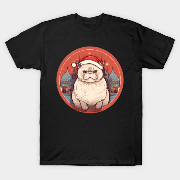 Exotic Shorthair Cat Xmas, Love Cats T-Shirt by logiamerch