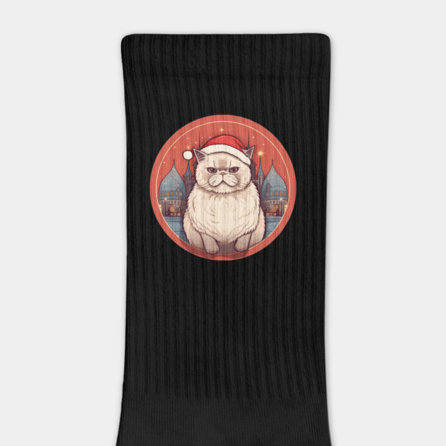 Exotic Shorthair Cat Xmas, Love Cats by logiamerch