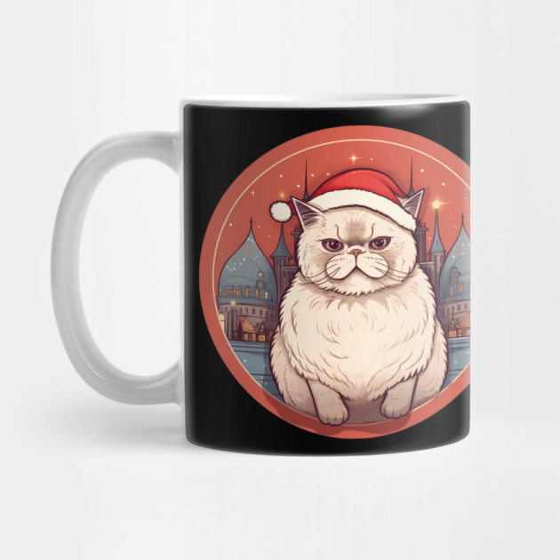 Exotic Shorthair Cat Xmas, Love Cats by logiamerch
