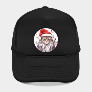 Maine Coon Cat Xmas, Love Cats Hat
