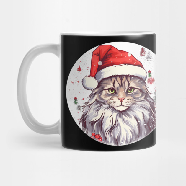 Maine Coon Cat Xmas, Love Cats by logiamerch