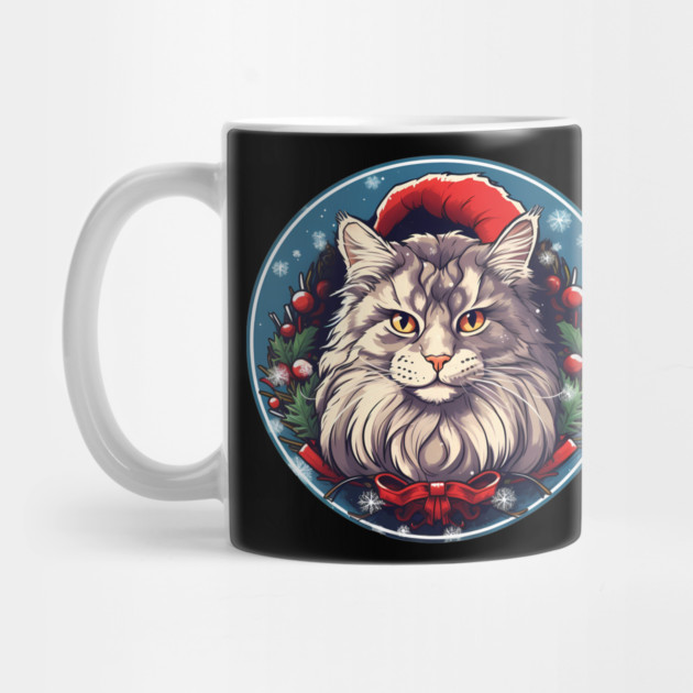 Maine Coon Cat Xmas, Love Cats by logiamerch