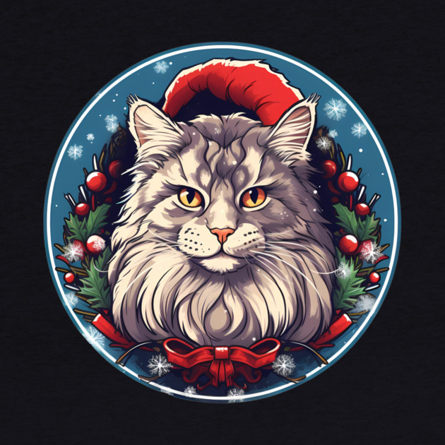 Maine Coon Cat Xmas, Love Cats by logiamerch
