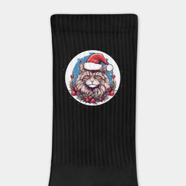 Maine Coon Cat Xmas, Love Cats by logiamerch