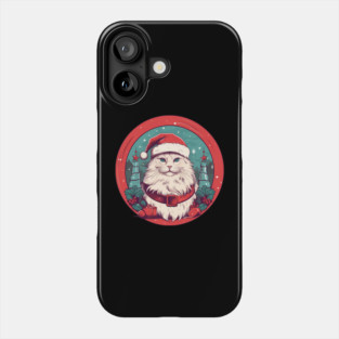 Manx Cat Xmas, Love Cats Phone Case