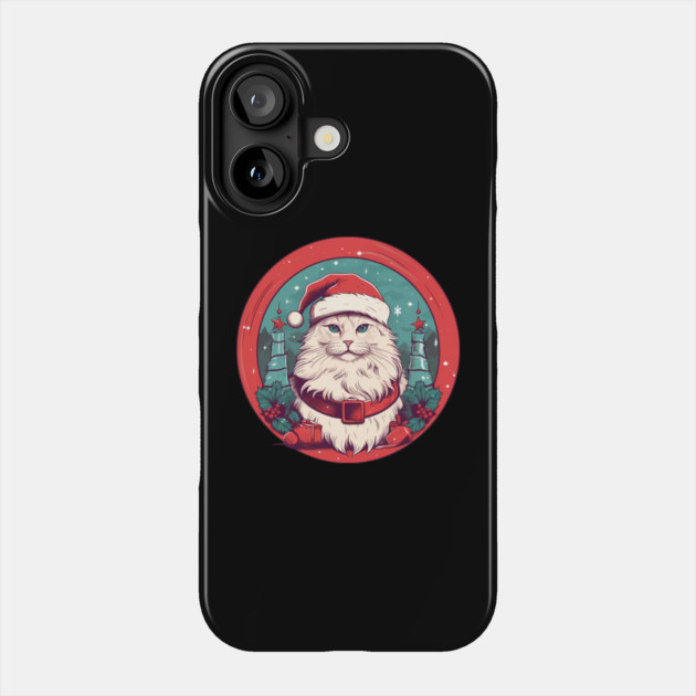 Manx Cat Xmas, Love Cats Phone Case by logiamerch