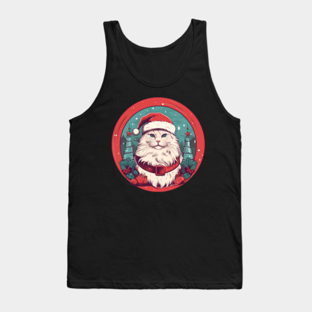 Manx Cat Xmas, Love Cats Tank Top by logiamerch