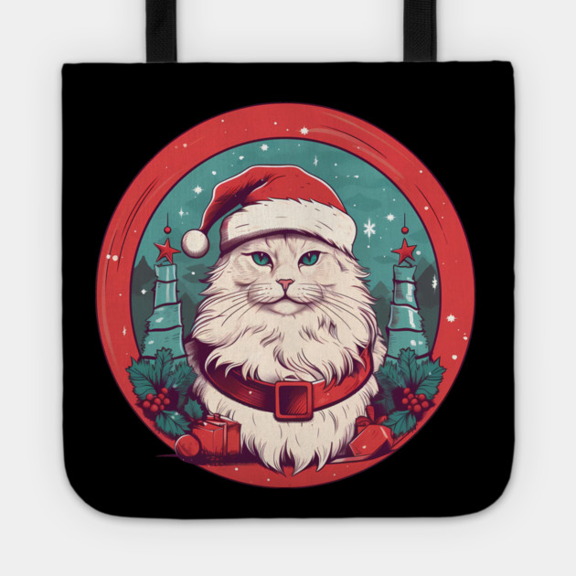 Manx Cat Xmas, Love Cats Tote by logiamerch