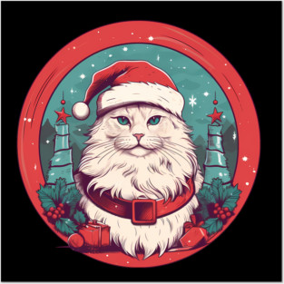 Manx Cat Xmas, Love Cats Posters and Art