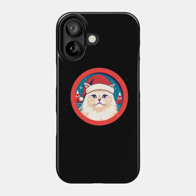 Manx Cat  Xmas, Love Cats Phone Case by logiamerch