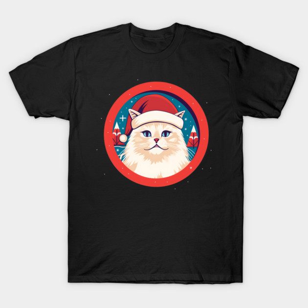 Manx Cat  Xmas, Love Cats T-Shirt by logiamerch