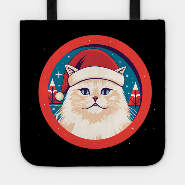 Manx Cat  Xmas, Love Cats Tote by logiamerch