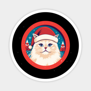 Manx Cat  Xmas, Love Cats Magnet