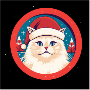Manx Cat  Xmas, Love Cats Posters and Art