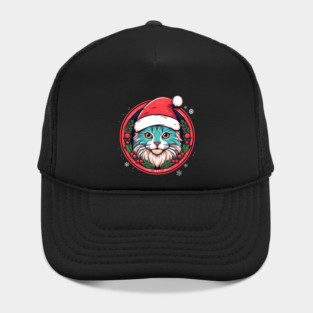 Manx Cat  Xmas, Love Cats Hat