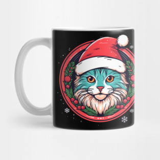 Manx Cat  Xmas, Love Cats Mug