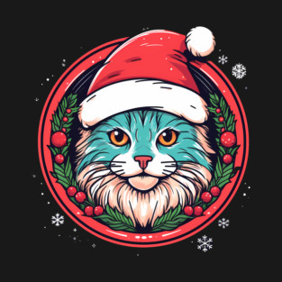Manx Cat  Xmas, Love Cats T-Shirt