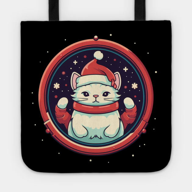 Manx Cat  Xmas, Love Cats Tote by logiamerch