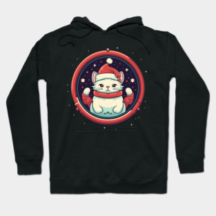 Manx Cat  Xmas, Love Cats Hoodie