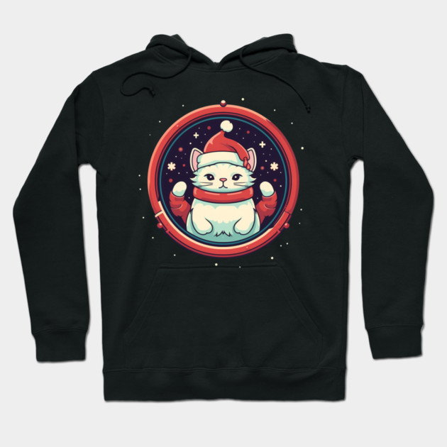 Manx Cat  Xmas, Love Cats Hoodie by logiamerch