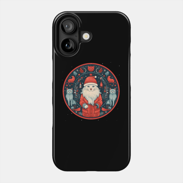 Norwegain Forest Cat  Xmas, Love Cats Phone Case by logiamerch