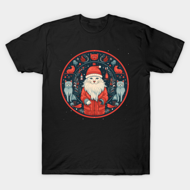Norwegain Forest Cat  Xmas, Love Cats T-Shirt by logiamerch