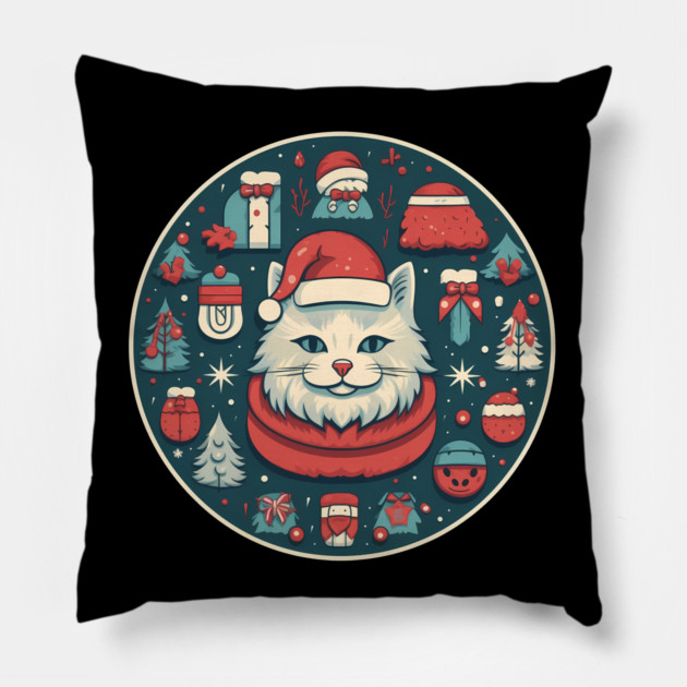 Norwegain Forest Cat Pillow by logiamerch