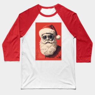 Vintage Santa Claus Baseball T-Shirt