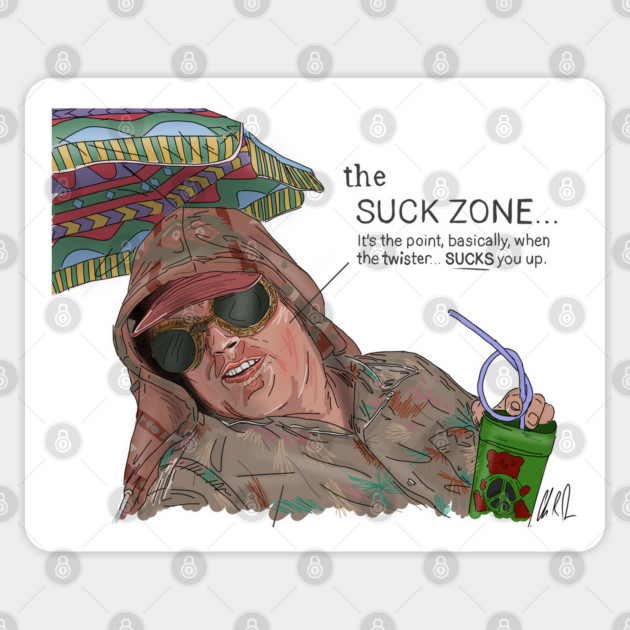 Twister: Dusty Knows the Suck Zone Sticker by 51Deesigns