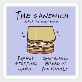 Sandwich recipe Sticker