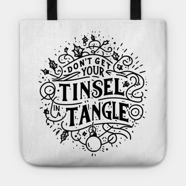 Don't Get Your Tinsel in a Tangle Tote by Frank Ring