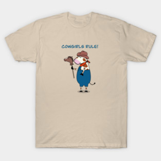 Cowgirl cow T-Shirt